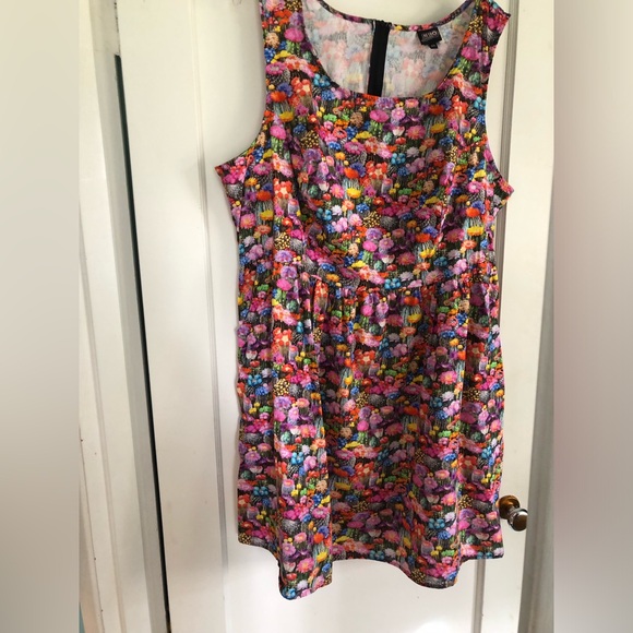 Retrolicious size 4X dress Cactus flowers Southwest bright colorful USA made - Picture 2 of 14